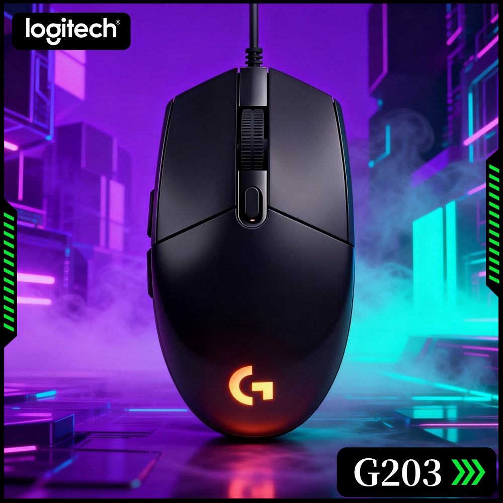 Logitech Mouse G203 - Logitech G203 Wired Gaming Mouse Multi‑Range