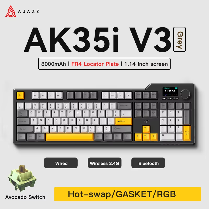 Gaming Keyboard Corsair - Ajazz AK35I V3/V4 MAX Tri-mode Wired