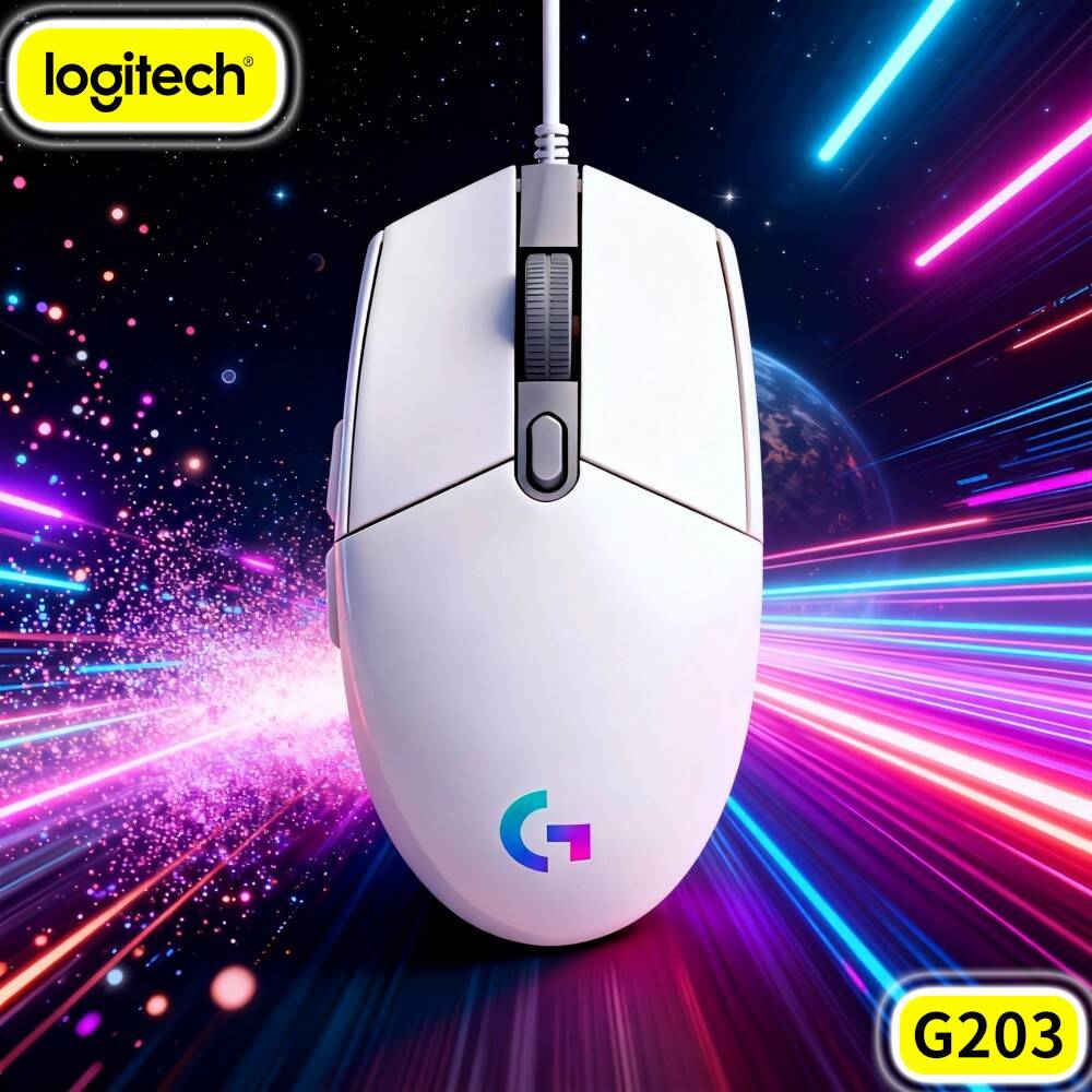 Logitech Mouse G203 - Logitech G203 Wired Gaming Mouse Snappy