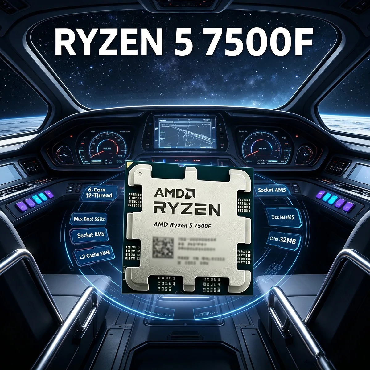 AMD Ryzen 5 7500F Desktop Gami - đánh giá và giá Amd Cpu Ryzen 5