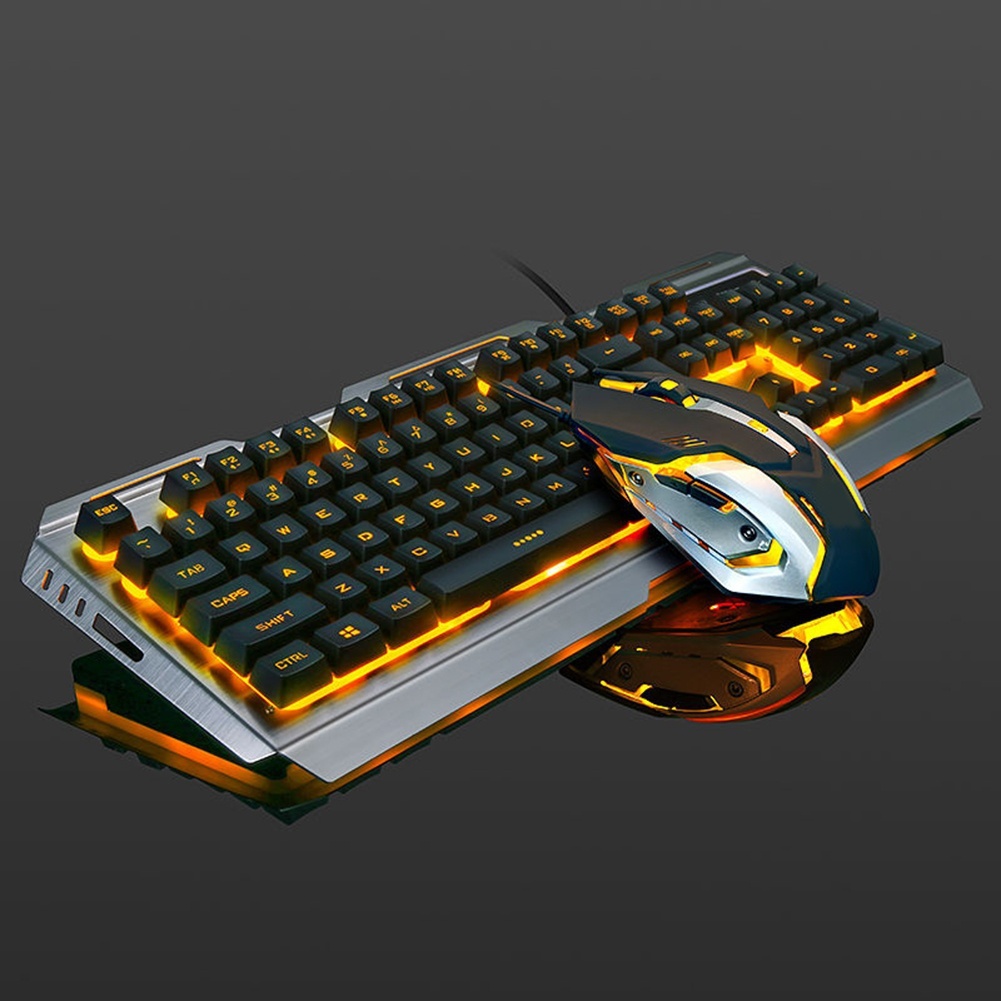 V1 USB Wired Mechanical Gaming - đánh giá và giá Gaming Keyboard Mouse Combo