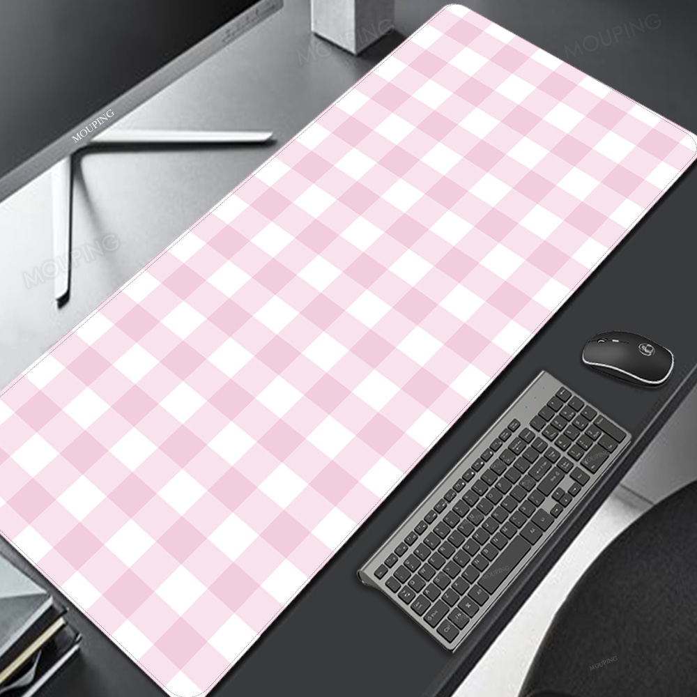 Pink Lattice Mouse Pad Kawaii  - đánh giá và giá Gaming Keyboard Mouse Combo