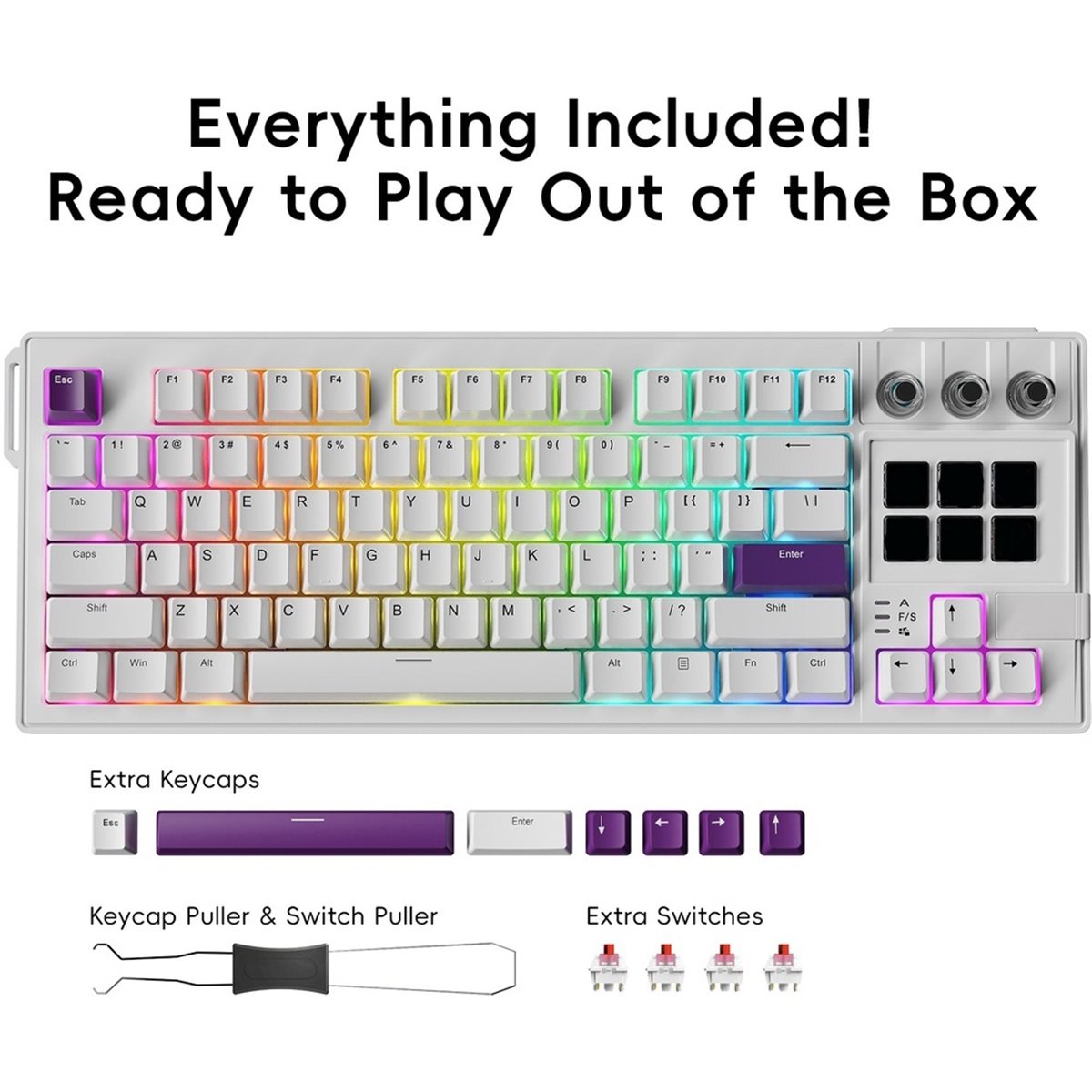 update. K1 PRO Visual Mechanic - đánh giá và giá Gaming Keyboard Mechanical
