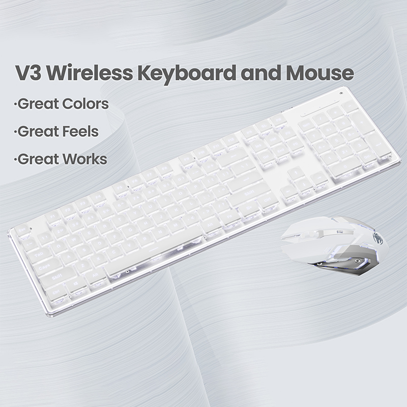 EWEADN V3 wireless Silent Offi - đánh giá và giá Gaming Keyboard And Mouse Wireless