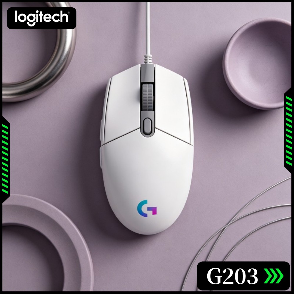 Logitech G203 Wired Gaming Mou - đánh giá và giá Logitech Mouse G203