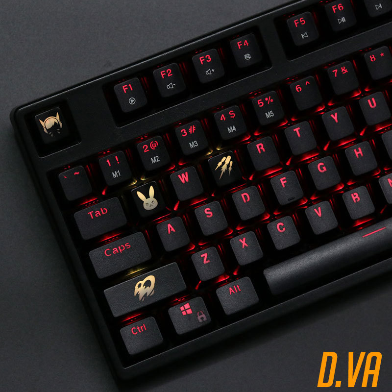 4 Cái/bộ Keysets Đèn Nền Chữ O - đánh giá và giá Keyboard Gaming Black