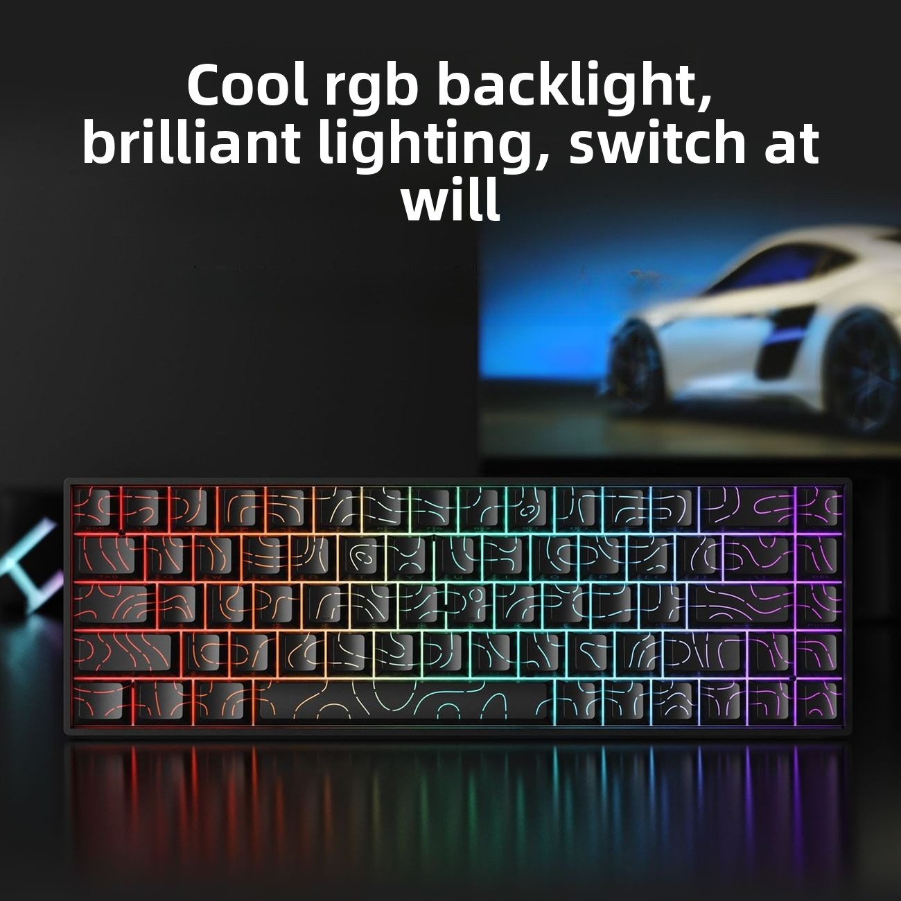 Teclado 60% Wireless Bluetooth - đánh giá và giá Gaming Keyboard Mobile