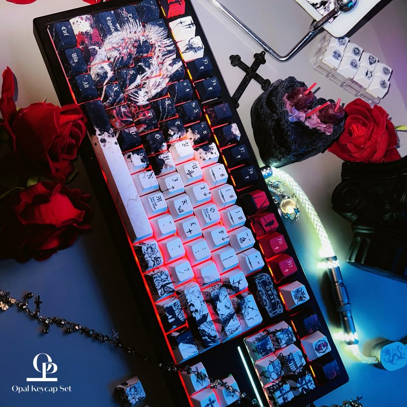 Black White Theme Keycap PBT F - đánh giá và giá Keyboard Gaming Black
