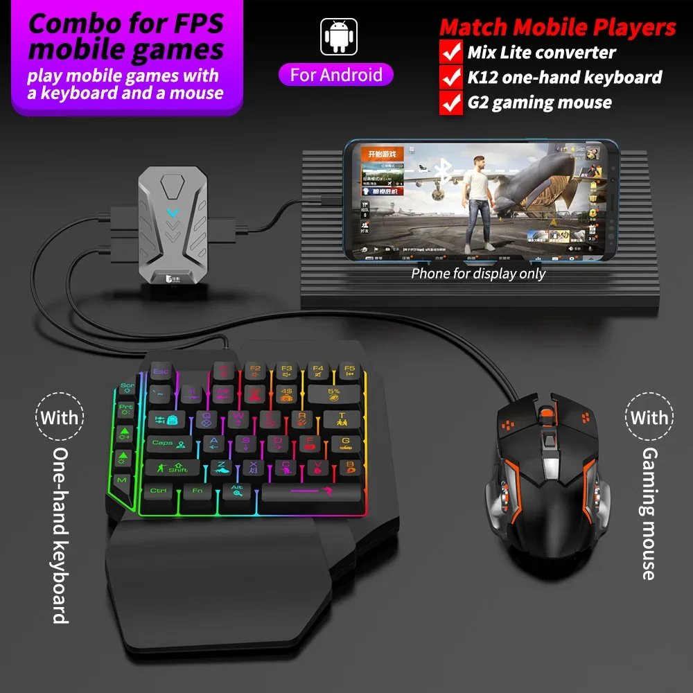 In stock Mixlite Gamepad for M - đánh giá và giá Gaming Keyboard Mobile
