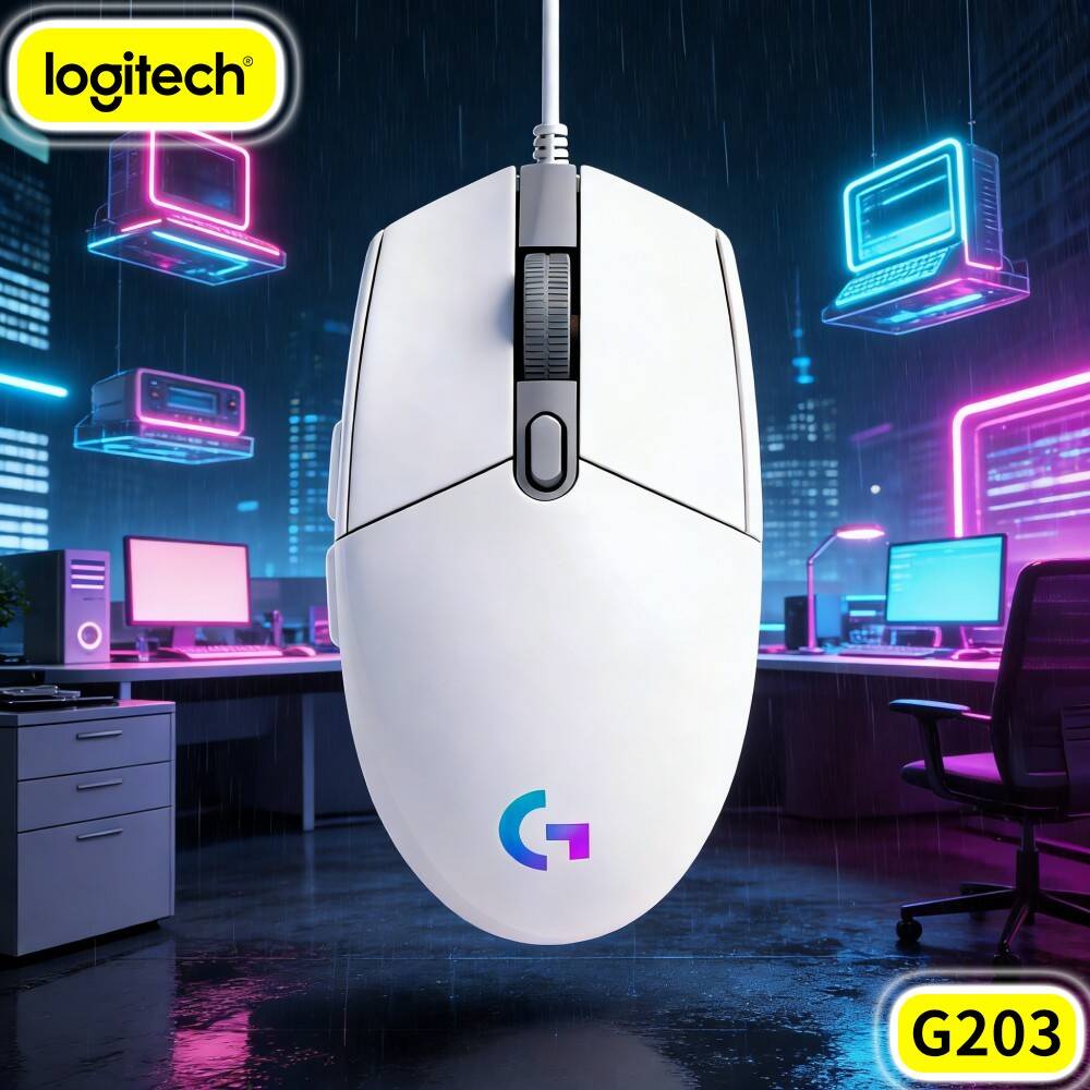 Logitech G203 Wired Gaming Mou - đánh giá và giá Logitech Mouse G203