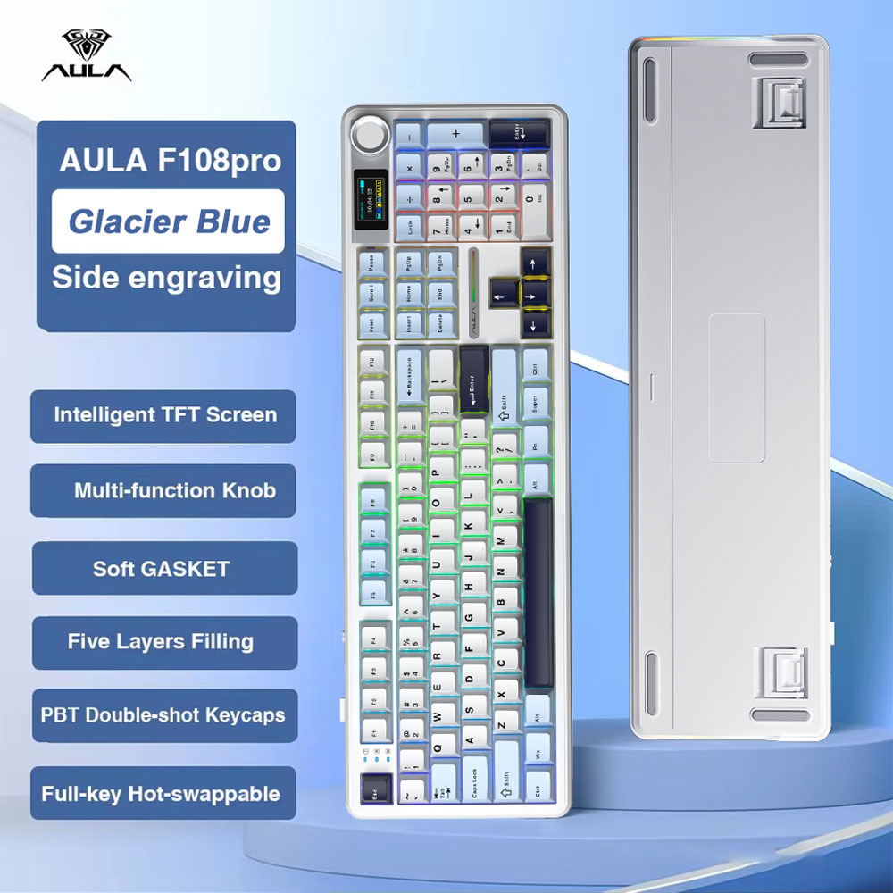 AULA F108 Pro Gaming Mechanica - đánh giá và giá Gaming Keyboard Corsair