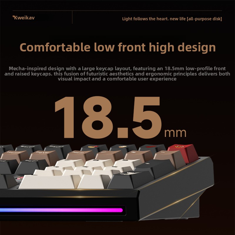WEIKAV NUT108 Mechanical Keybo - đánh giá và giá Gaming Keyboard Wireless
