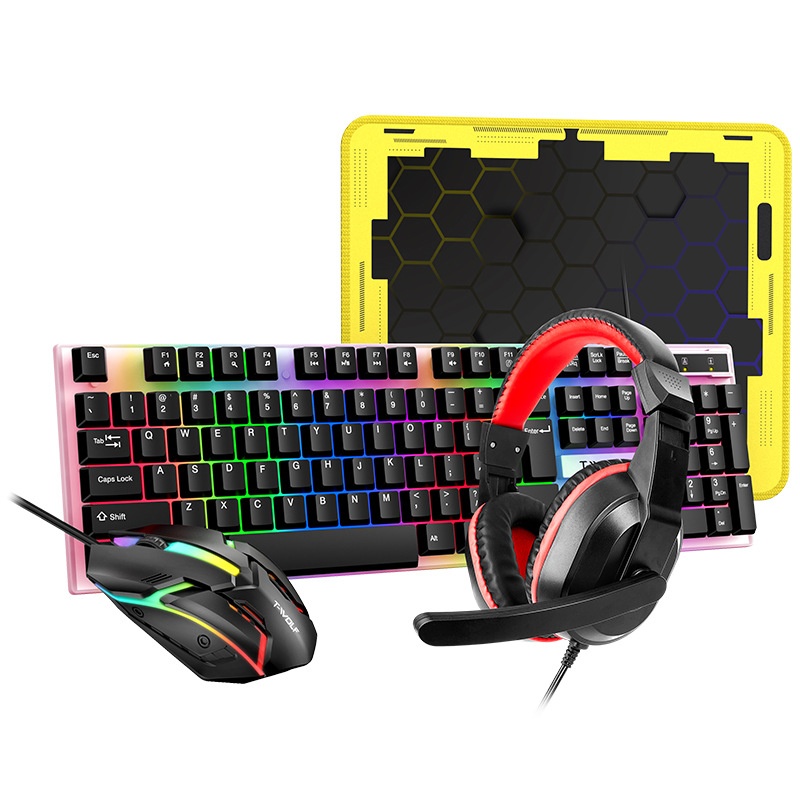 Spanish Russian Keyboard Layou - đánh giá và giá Gaming Keyboard Mouse Combo