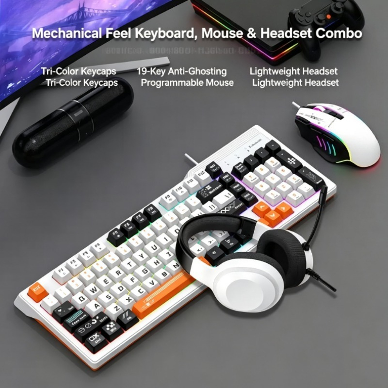 K8pro 3 In 1 Gaming Combo Wire - đánh giá và giá Gaming Keyboard Mouse Combo