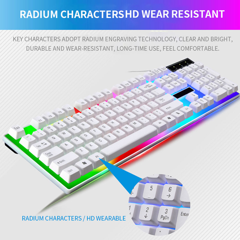 RGB Gaming Keyboard Gamer Keyb - đánh giá và giá Gaming Keyboard Mouse Combo