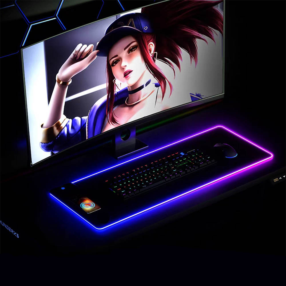 RGB mouse pad with wireless ch - đánh giá và giá Gaming Keyboard And Mouse Wireless