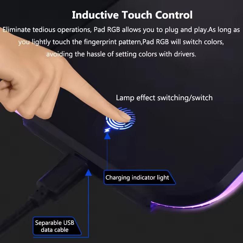RGB mouse pad with wireless ch - đánh giá và giá Gaming Keyboard And Mouse Wireless