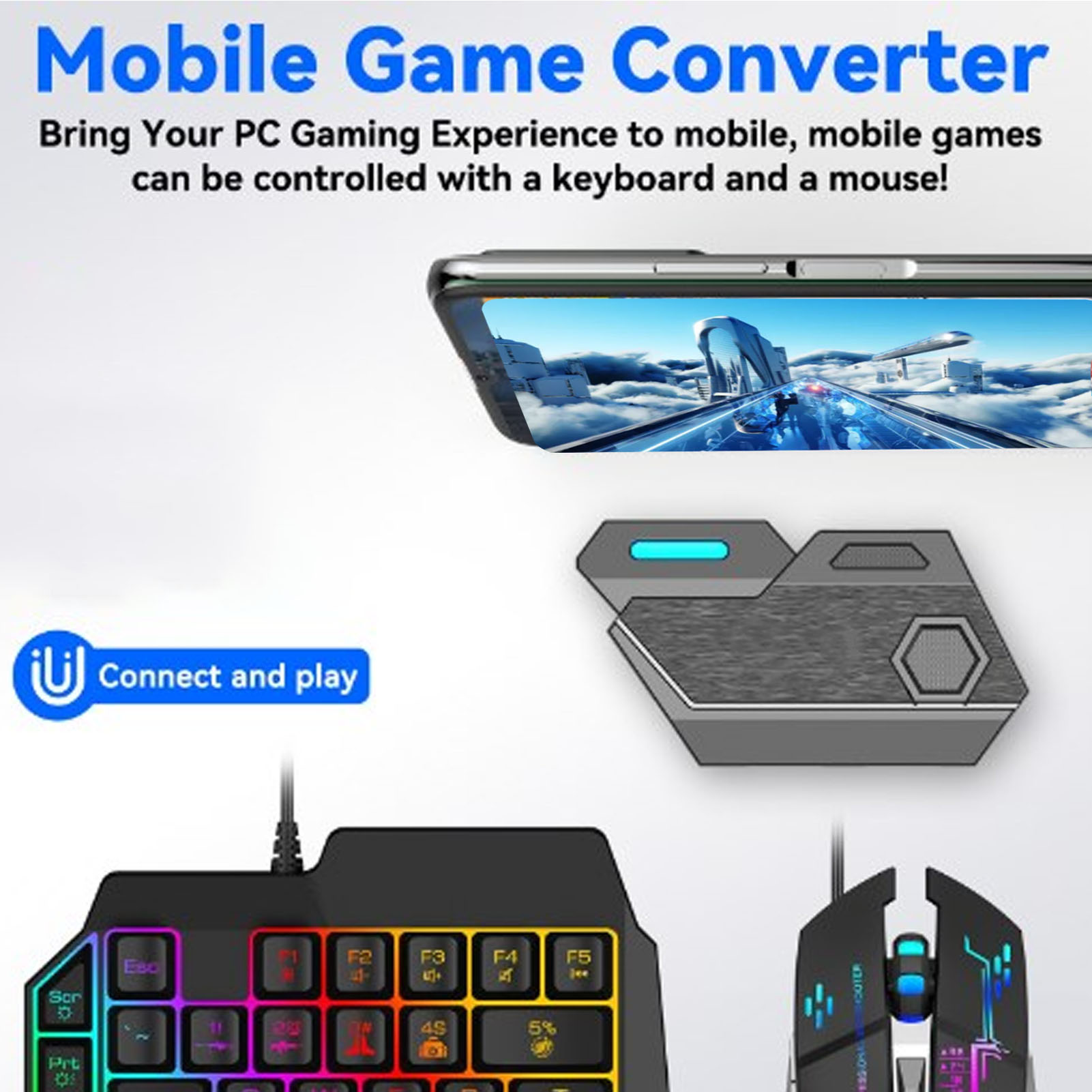 Mobile Game Combo Pack Bluetoo - đánh giá và giá Gaming Keyboard Mouse Combo