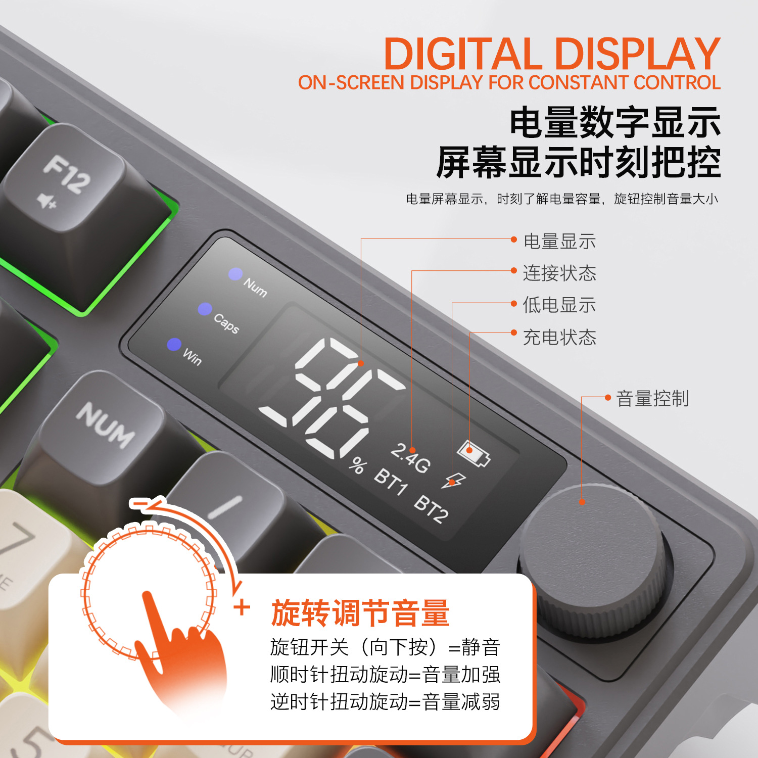 Hot Free Wolf T96 Wireless Dua - đánh giá và giá Gaming Keyboard Wireless