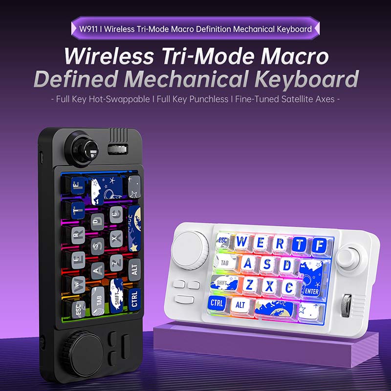 Gaming Keyboard W911 Wireless  - đánh giá và giá Gaming Keyboard Wireless