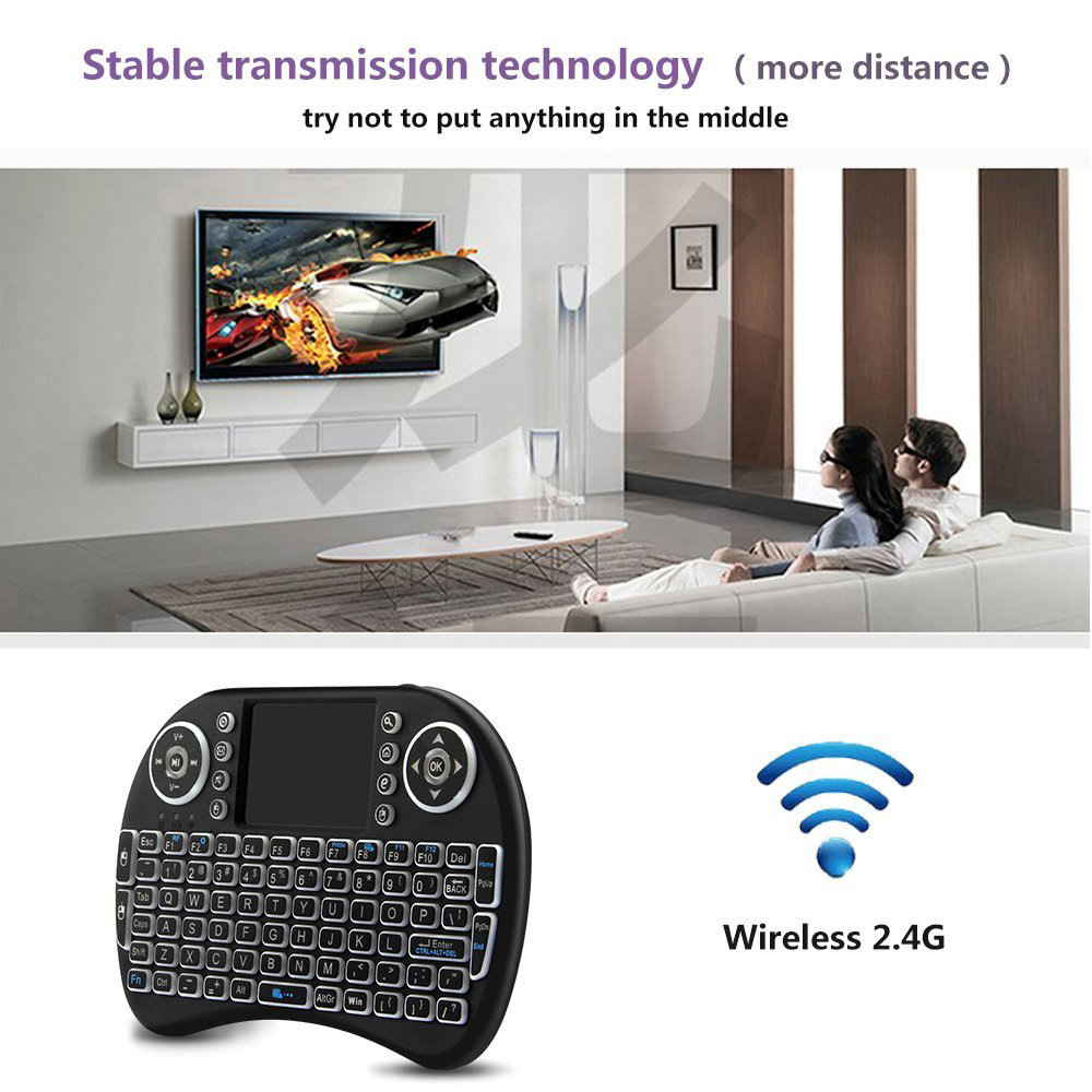 Backlit Mini Wireless Keyboard - đánh giá và giá Gaming Keyboard Mouse Combo