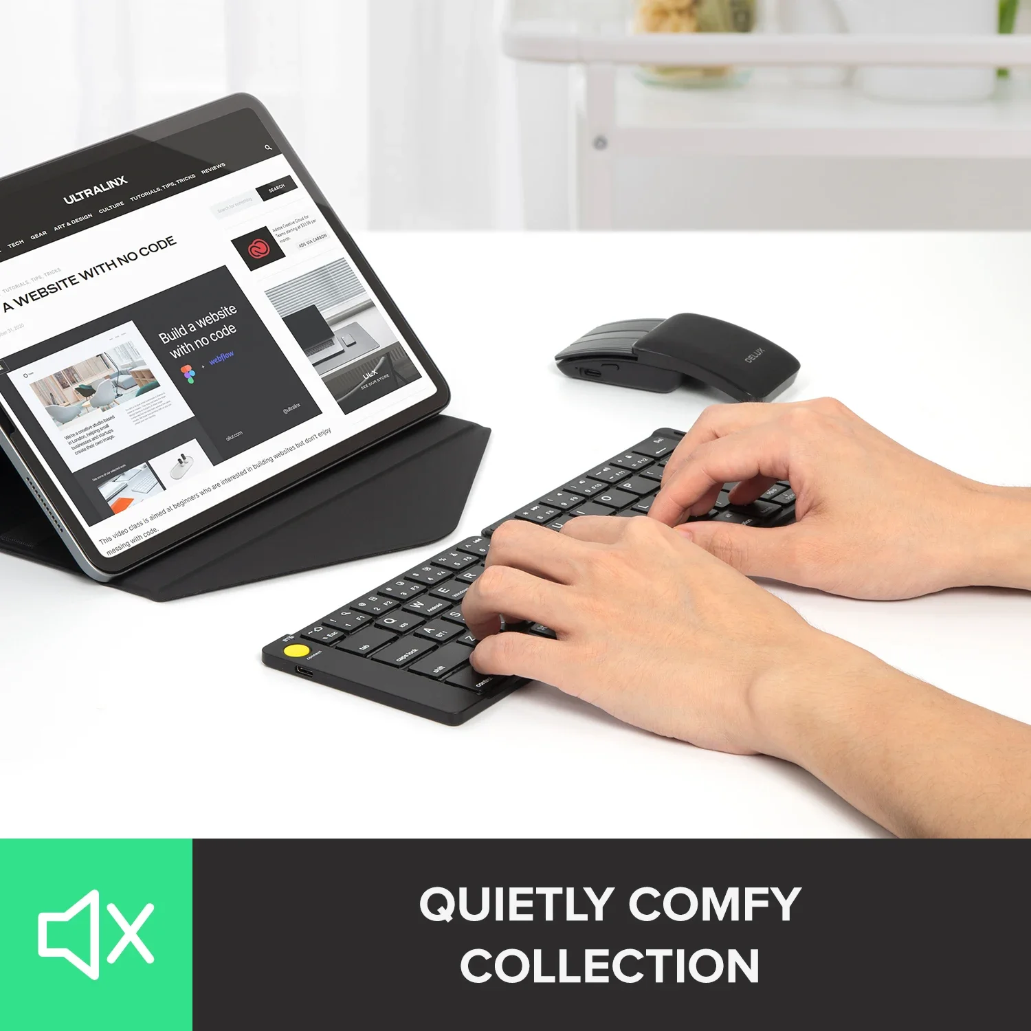 Delux Folding Keyboard Mouse S - đánh giá và giá Gaming Keyboard And Mouse Wireless