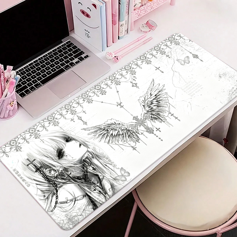 Leather Mousepad Black White A - đánh giá và giá Keyboard Gaming Black